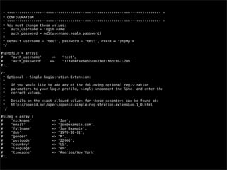 OpenID Bootcamp Tutorial