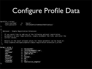 OpenID Bootcamp Tutorial