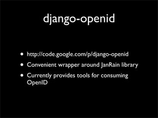 OpenID Bootcamp Tutorial