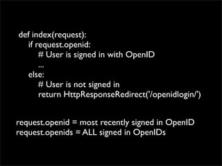 OpenID Bootcamp Tutorial