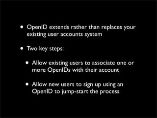 OpenID Bootcamp Tutorial