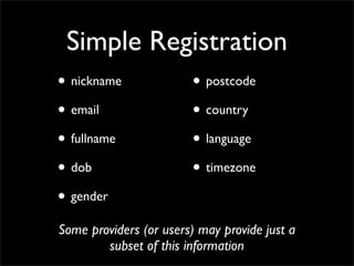 OpenID Bootcamp Tutorial