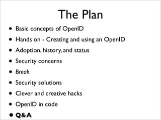 OpenID Bootcamp Tutorial