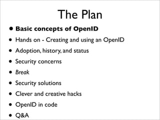OpenID Bootcamp Tutorial