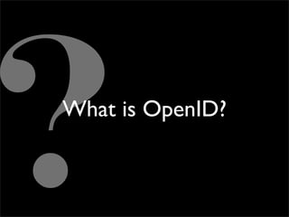 OpenID Bootcamp Tutorial