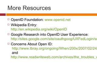 Open ID | PPT