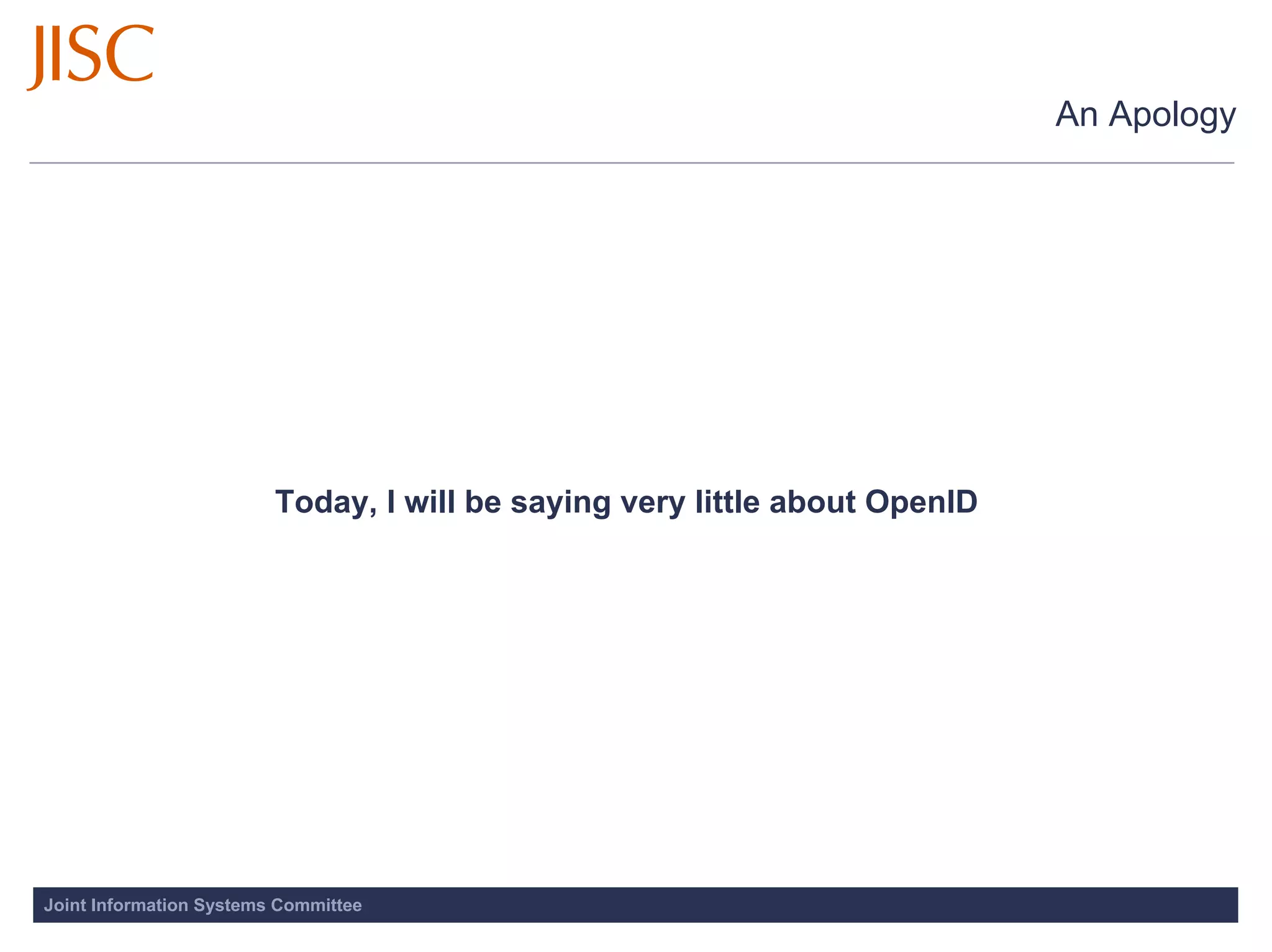 OpenIDand User-Centric Identity: It’s All About Me