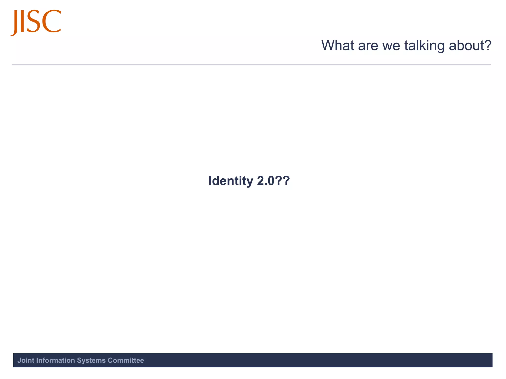 OpenIDand User-Centric Identity: It’s All About Me