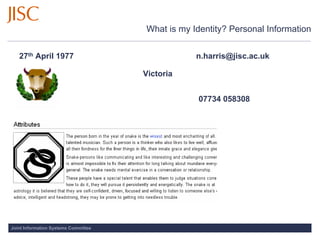 OpenIDand User-Centric Identity: It’s All About Me