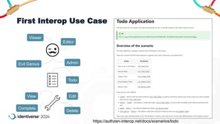 OpenID AuthZEN Interop Read Out - Authorization | PPTX