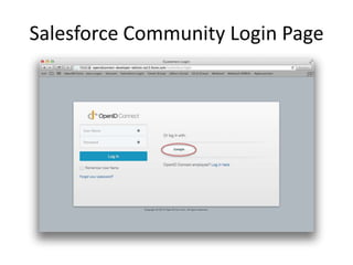 Salesforce Community Login Page

 