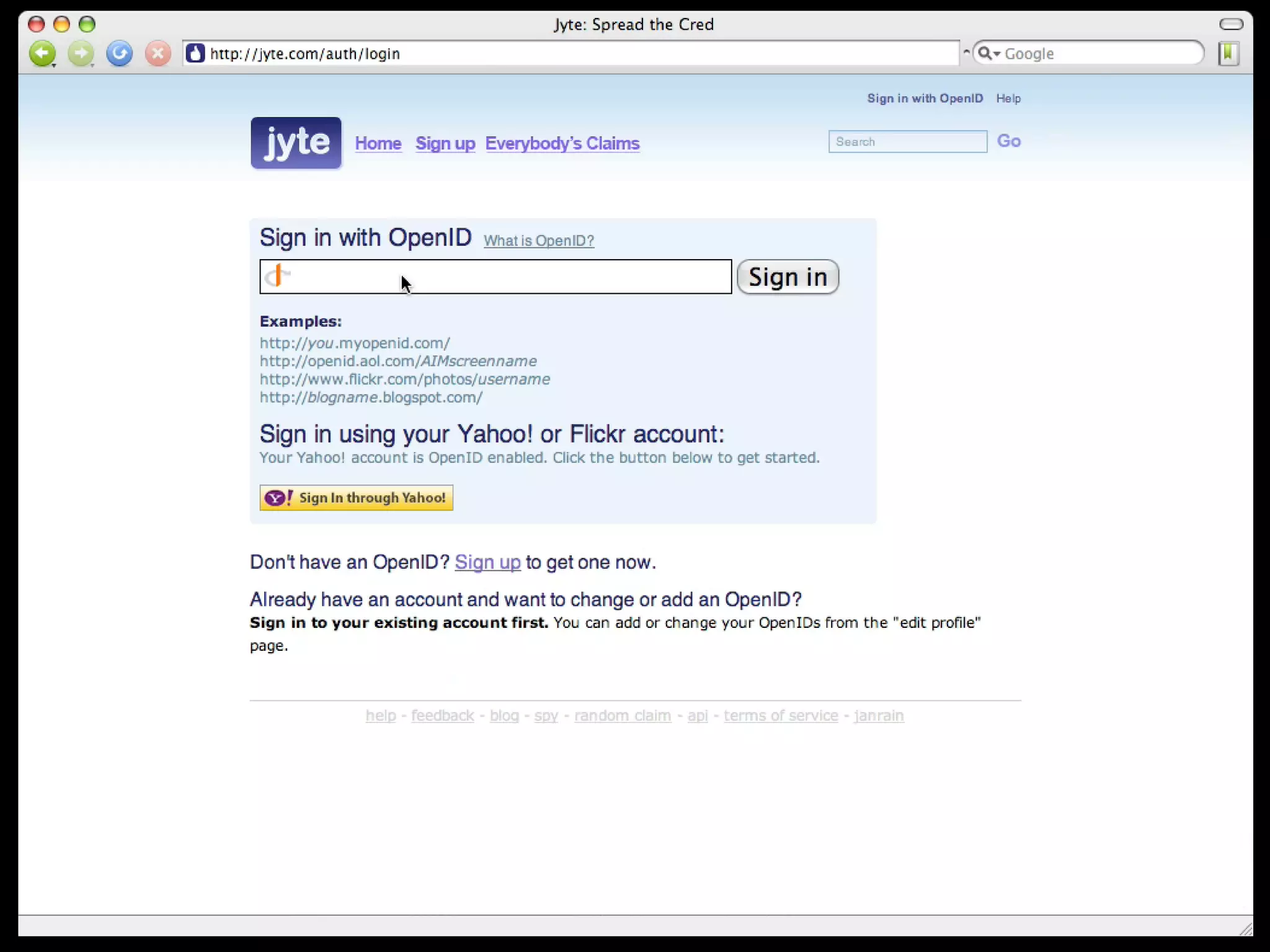 OpenID at Open Tech 2008