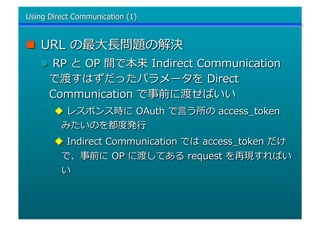 OpenID Mobile Profile
