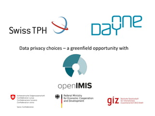 Data privacy choices – a greenfield opportunity with
 