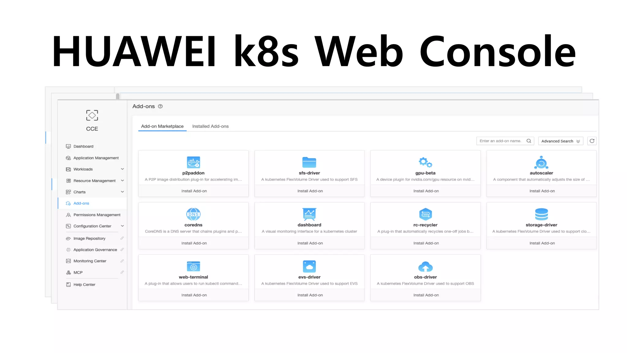 HUAWEI k8s Web Console
 