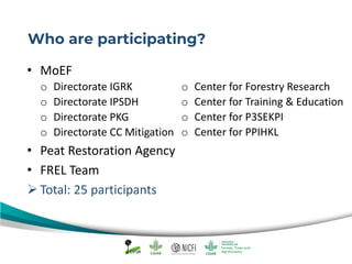 Capacity Building on the IPCC 2013 Wetlands Supplement, FREL Diagnostic and Uncertainty Analysis - Introduction