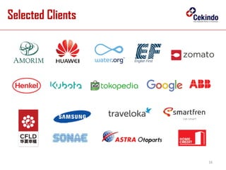 16
Selected Clients
 
