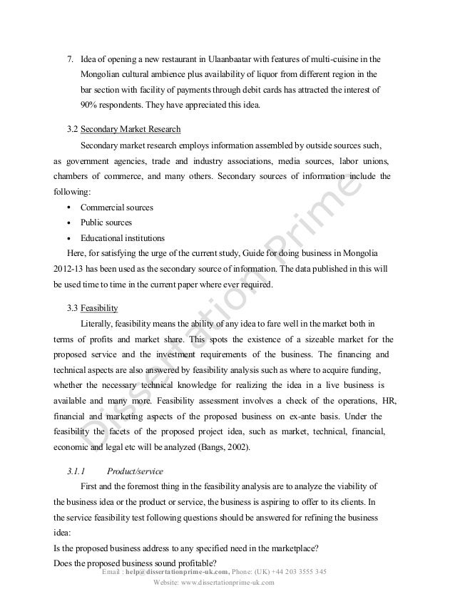 restaurant questionnaire template