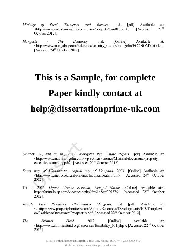 Dissertation services uk law