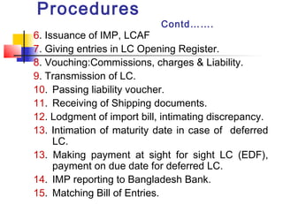 HOW TO OPEN LC | PPT