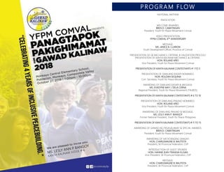 Opening & closing programs | PPTX