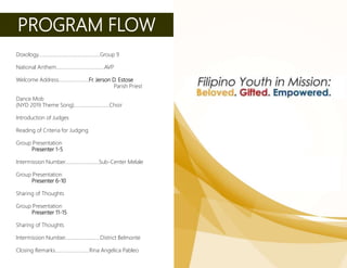 Opening & closing programs | PPTX