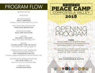 Opening & closing programs | PPTX
