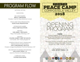 Opening & closing programs | PPTX