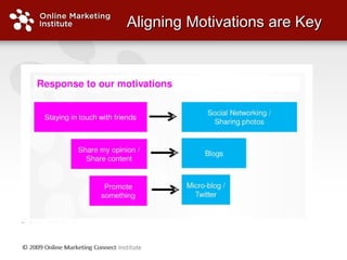 Aligning Motivations are Key  