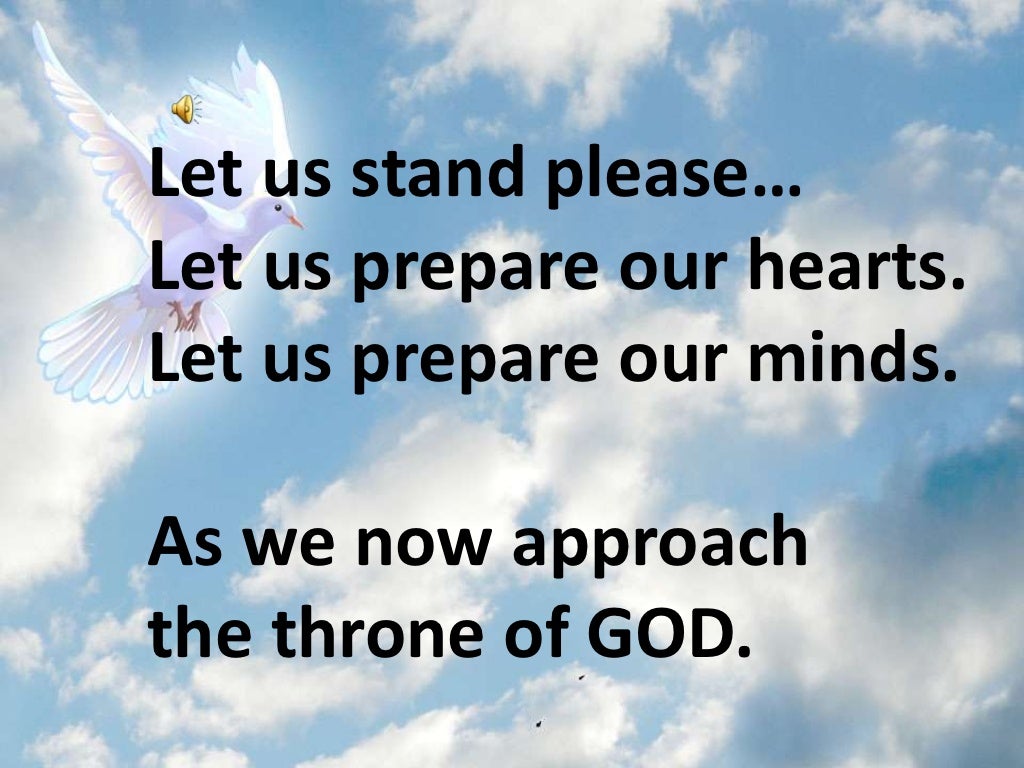 Opening Prayer Day 1