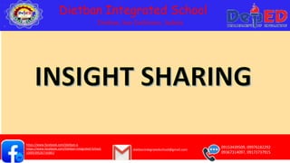 Dietban, San Guillermo, Isabela
Dietban Integrated School
09153439509, 09976182292
09367314097, 09173737915
dietbanintegratedschool@gmail.com
https://www.facebook.com/dietban.is
https://www.facebook.com/Dietban-Integrated-School-
1000539526716381/
 