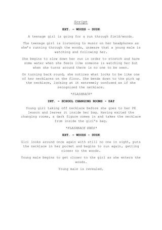 Opening scene script | DOCX