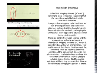 Opening sequence analysis 2 red lights | PPTX