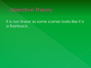 It is non linear as some scenes looks like it is
a flashback.
 