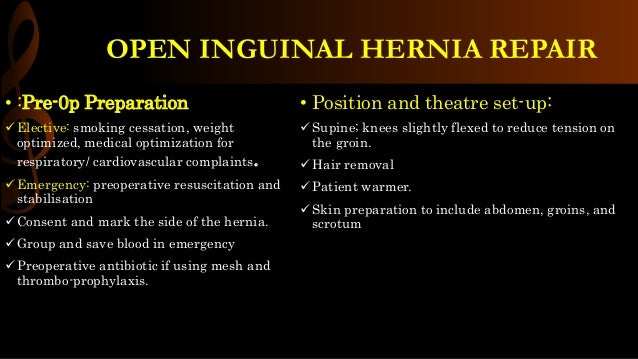 Csa Surgical Center Groin Inguinal Or Femoral Hernia Repair