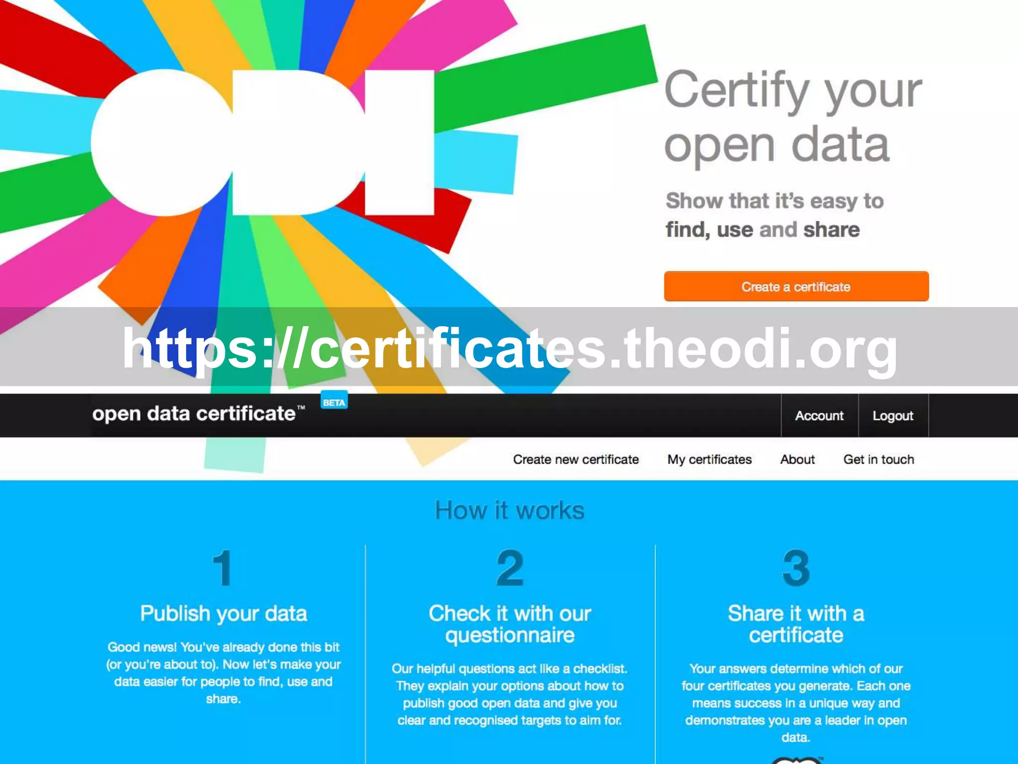 https://certificates.theodi.org 
 