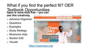 Opening your classroom to the world of OER | PPT