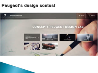 Peugeot’s design contestPeugeot’s design contest
 