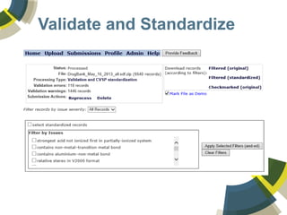 Validate and Standardize
 