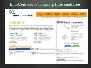 InnoCentive: Partnering Intermediaries

 
