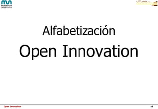 Alfabetización Open Innovation 