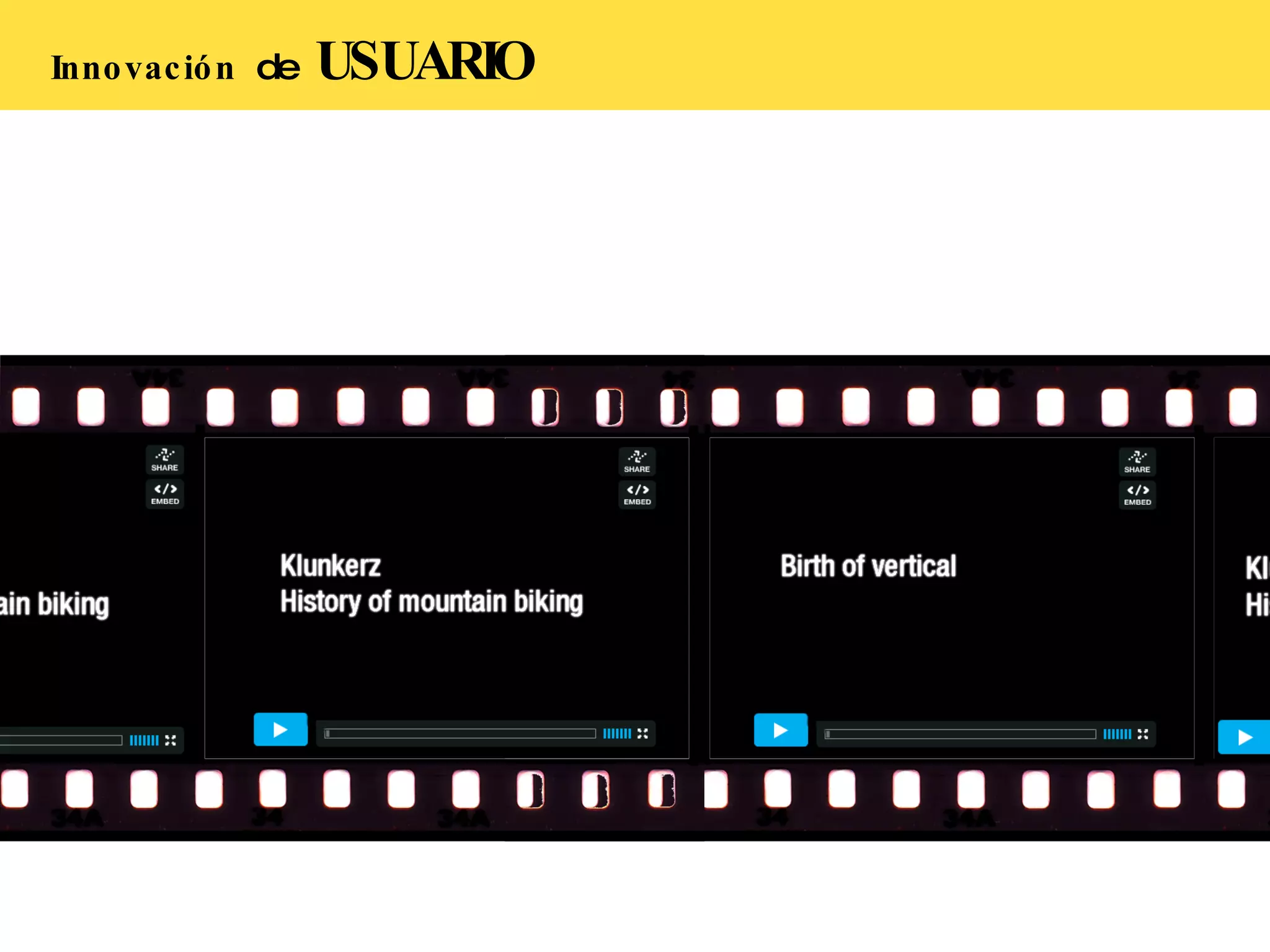 Innovación  de  USUARIO 