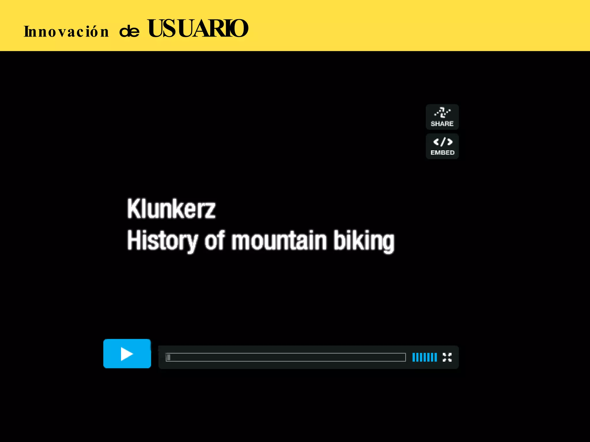 Innovación  de  USUARIO 