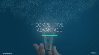 COMPETITIVE
ADVANTAGE
51
OPEN INNOVATION
 
