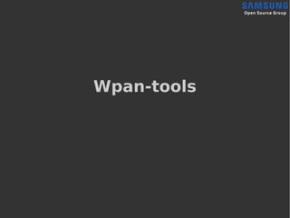 Wpan-tools
 