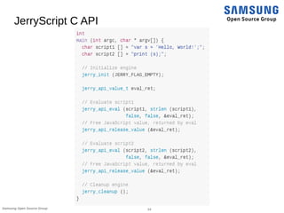 Jerryscript Js Engine Logo JerryScript: An ultra-lighteweight JavaScript Engine for the Internet ...