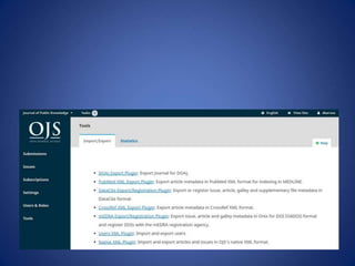 Open Journal Systems.ppt