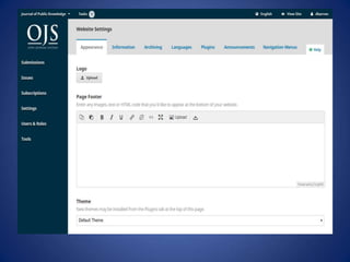 Open Journal Systems.ppt