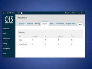 Open Journal Systems.ppt