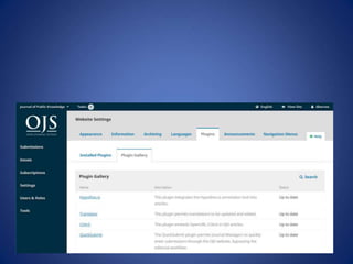 Open Journal Systems.ppt